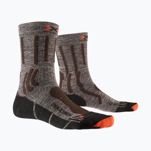 Șosete X-Socks Trek X Linen melange/orange/black