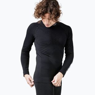 Bluză termică pentru bărbați X-Bionic Energy Accumulator 4.0 Turtle Neck opal black/arctic white