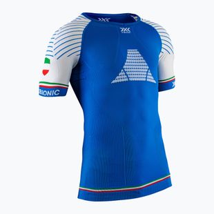 Tricou termoactiv pentru bărbați X-Bionic Invent 4.0 Patriot Running Shirt blue
