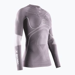 Bluză termică damă X-Bionic Energy Accumulator 4.0 dusty lavender/arctic white