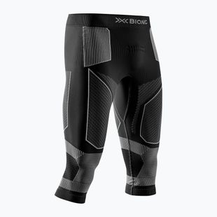 Pantaloni termoactivi pentru bărbați X-Bionic Energy Accumulator Light Pants 3/4 black/light grey