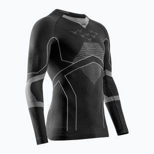 Bluză termică pentru bărbați X-Bionic Energy Accumulator Light Shirt black/light grey