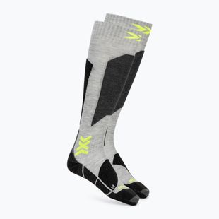 Șosete de schi X-Socks Ski Discover Otc rhino grey/canary