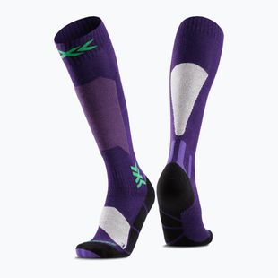 Șosete de schi X-Socks Ski Discover Otc deep purple/light sand