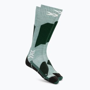 Șosete de schi pentru femei X-Socks Ski Discover Otc sage green/english lawn