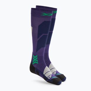 Șosete de schi pentru femei X-Socks Ski Perform Otc deep purple/light sand