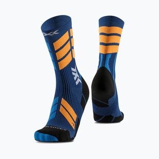 Șosete de schi X-Socks X-Country Perform Crew marine/orange