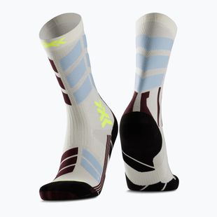 Șosete de schi pentru femei X-Socks X-Country Perform Crew light sand/cool water