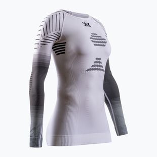 Bluză termică damă X-Bionic Invent Fx Shirt white/grey/light grey