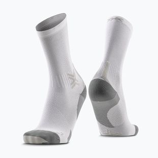 Șosete X-Socks Run Discover Crew arctic white/pearl grey