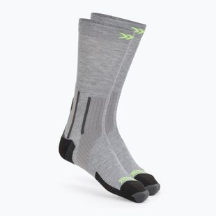 Șosete X-Socks Run Perform Warm Crew rhino grey/canary