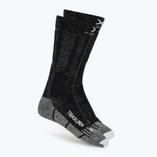 Șosete X-Socks Trek X Linen dolomite grey melange/opal black