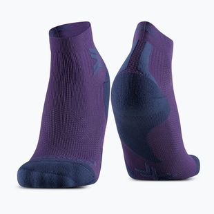 Șosete pentru femei X-Socks Run Discover Ankle neobergine/x black