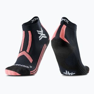 Șosete pentru femei X-Socks Trailrun Discover Ankle x black/dusty rose