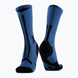Șosete pentru bărbați X-Socks Trailrun Discover Crew mineral blue/x black