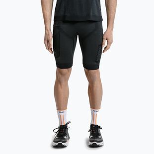 Pantaloni scurți termoactivi pentru bărbați X-Bionic Xceed Run Tights x black/rhino grey