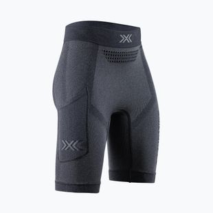 Colanți de alergare pentru femei X-Bionic Xceed Run Tights x black/rhino grey