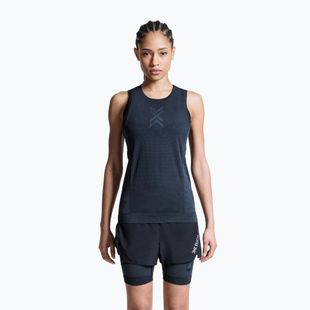 Tricou de alergare pentru femei X-Bionic Xceed Run x negru/gri rinocer