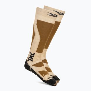 Șosete de snowboard X-Socks Snowboard Discover Otc sand/dark sand