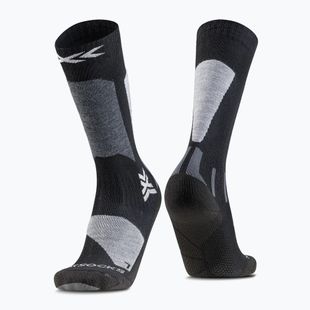 Șosete de schi pentru copii X-Socks Ski Discover Otc x black/light grey