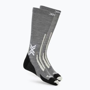 Șosete X-Socks Hike Discover Merino Crew seal grey/light sand