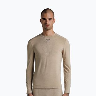 Longsleeve termoactiv pentru bărbați  X-Bionic Mightywool sand