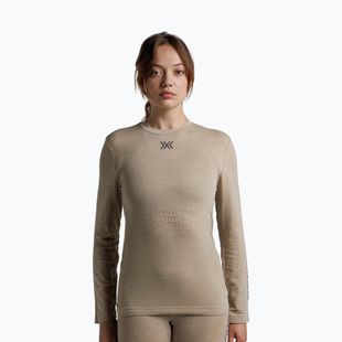 Longsleeve termoactiv pentru femei  X-Bionic Mightywool sand