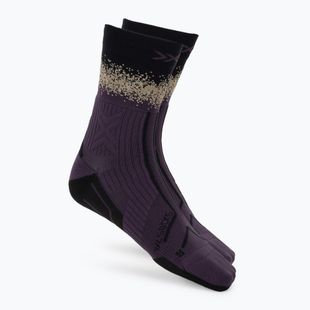 Șosete X-Socks Terraskin Perform Crew deep purple/x black/sand