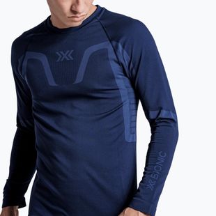 Bluză termoactivă pentru bărbați X-Bionic X-Ential Baselayer LS marine
