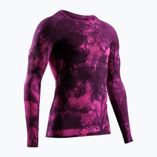 Bluză termoactivă X-Bionic Energy Accumulator Wild LS tiedye x black/fluo pink