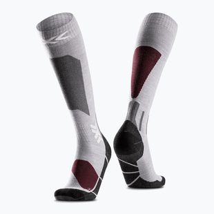 Șosete de schi X-Socks Ski Discover Merino Otc silver grey
