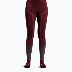 Pantaloni termoactivi pentru femei X-Bionic Invent Graphics oxide red/x black