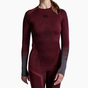 Bluză termoactivă pentru femei X-Bionic Invent Graphics LS oxide red/x black