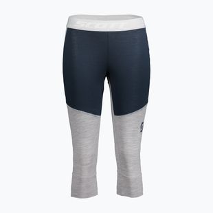 Pantaloni termoactivi pentru femei SCOTT Defined Merino dark blue/light grey melange