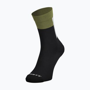 Șosete SCOTT Block Stripe Crew black/fir green