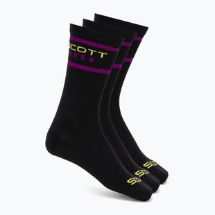 Șosete SCOTT Retro Casual Crew 3 pairs black