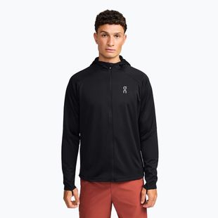 Bluză de alergare pentru bărbați On Climate Zip Hoodie black