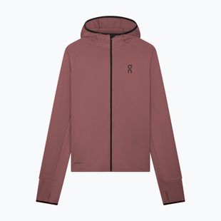 Bluză de alergare pentru bărbați On Climate Zip Hoodie barberry