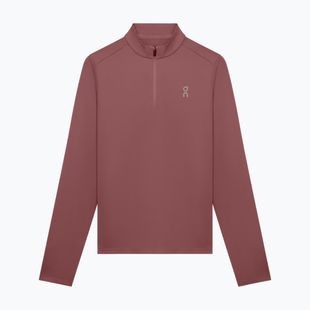 Bluză pentru femei de alergare On Core 1/4 Zip barberry