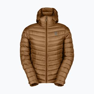 Geacă izolată pentru bărbați SCOTT Insuloft Tech Primaloft Hoody bread brown