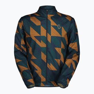 Geacă de alergare pentru bărbați SCOTT Endurance Tech Windbreaker dark blue/bread brown