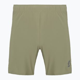 Pantaloni scurți de alergare pentru bărbați SCOTT Endurance LT hay green
