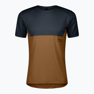 Tricou de alergare pentru bărbați SCOTT Endurance Tech dark blue/bread brown