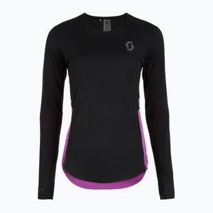 Longsleeve de alergare pentru femei SCOTT Endurance Tech black/liquid purple