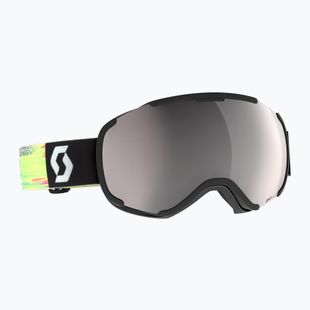 Ochelari de schi SCOTT Faze II black/neon yellow/amp silver chrome