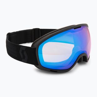 Ochelari de schi SCOTT Unlimited II OTG mineral black/amp iluminator blue chrome