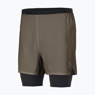 Pantaloni scurți de alergare pentru bărbați SCOTT Hybrid Endurance Tech wood grey/black