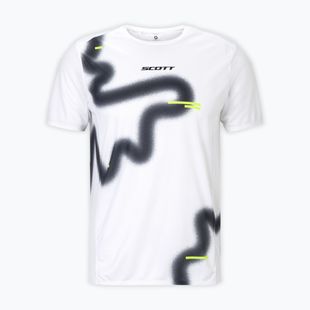 Tricou de alergare pentru bărbați SCOTT RC Run white/black