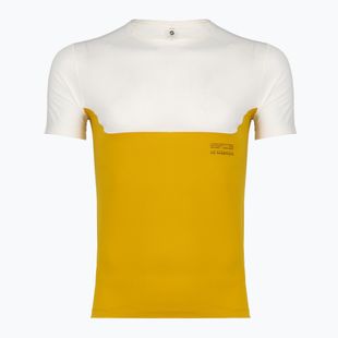 Tricou de alergare pentru bărbați SCOTT Endurance Tech white/sundial yellow