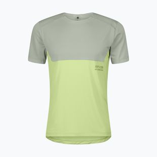 Tricou de alergare pentru bărbați SCOTT Endurance Tech spray grey/acid yellow
